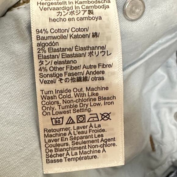 J. CREW Mid-Rise Slim Jean in 2003 Super Stretch Sz 29 {3X41} - Picture 5 of 6